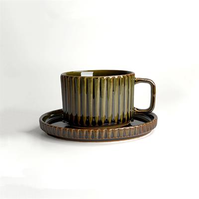 Satürn Porselen Çay Fincan Takımı Florit