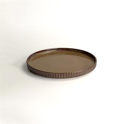Satürn Porselen Servis Tabağı Akik - 20 Cm