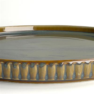 Satürn Porselen Servis Tabağı Apatit - 24 Cm