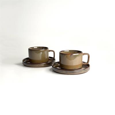Venüs Porselen Çay Fincan Takımı Akik