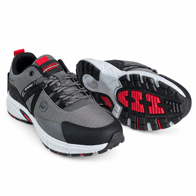 WICKERS GRİ - KIRMIZI DETAYLI ERKEK OUTDOOR SPOR AYAKKABI M8016