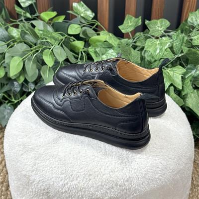 İÇ DIŞ NATUREL DERİ BAĞCIKLI SNEAKERS M1177