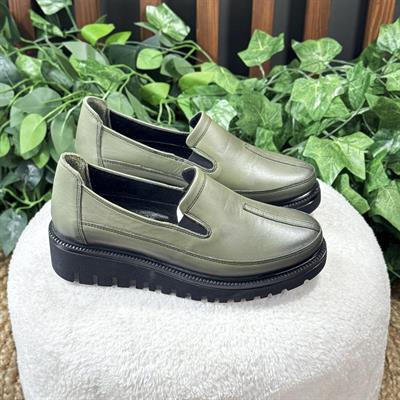 İÇ DIŞ NATUREL DERİ KLASİK KALIN TABAN LOAFER BABET M1197