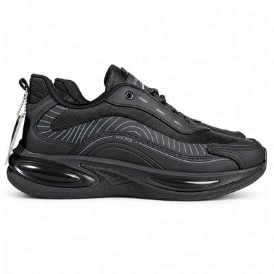 WİCKERS BLACK WAVE AİR SOLE ERKEK SPOR AYAKKABI M8018