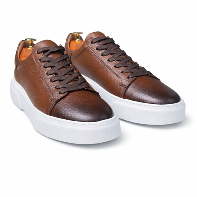 İÇ DIŞ HAKİKİ DERİ KAHVERENGİ ERKEK CASUAL AYAKKABI M4572