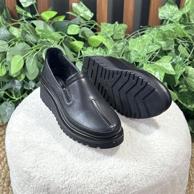 İÇ DIŞ NATUREL DERİ KLASİK KALIN TABAN LOAFER BABET M1194