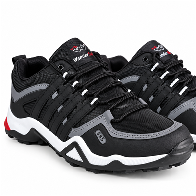 WANDER BEYAZ TABAN - SİYAH ERKEK OUTDOOR TREKKİNG AYAKKABI M8022