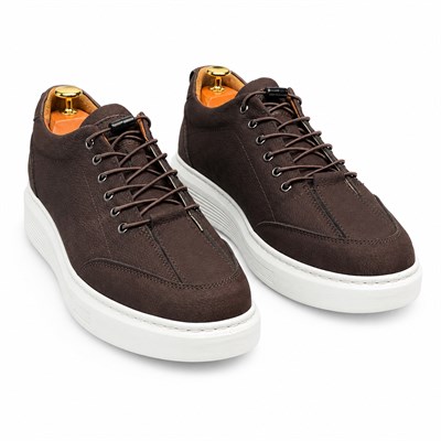 HAKİKİ DERİ KAHVERENGİ ERKEK CASUAL AYAKKABI M4745