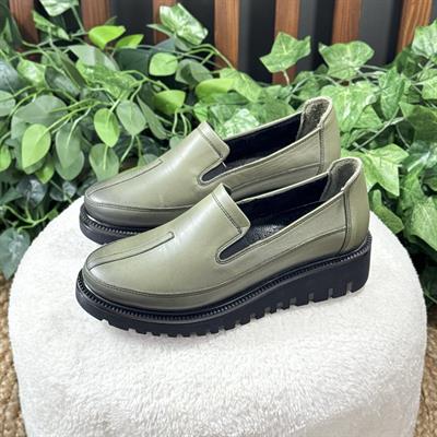 İÇ DIŞ NATUREL DERİ KLASİK KALIN TABAN LOAFER BABET M1197
