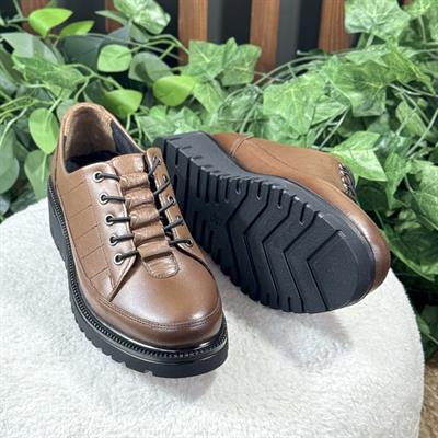 İÇ DIŞ NATUREL DERİ KALIN TABANLI SNEAKERS M1174