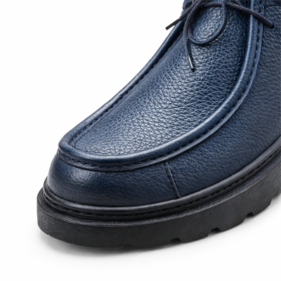 İÇ DIŞ HAKİKİ DERİ ERKEK LACİVERT CASUAL AYAKKABI M4609