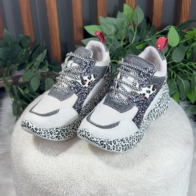 BİLEK LEOPARLI SİMLİ SNEAKERS M1416