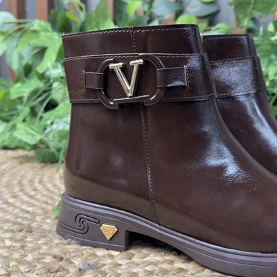 RUGAN V TOKALI DÜZ DESEN KAHVERENGİ KADIN BOT M4575