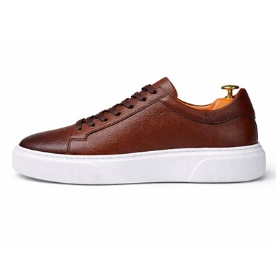 İÇ DIŞ HAKİKİ DERİ KAHVERENGİ ERKEK CASUAL AYAKKABI M4572