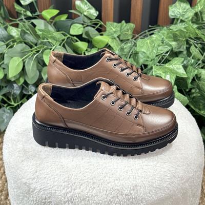 İÇ DIŞ NATUREL DERİ KALIN TABANLI SNEAKERS M1174