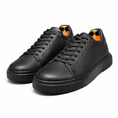 İÇ DIŞ HAKİKİ DERİ SİYAH ERKEK CASUAL AYAKKABI M4570