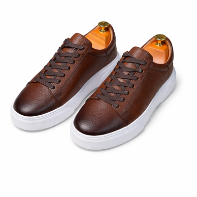 İÇ DIŞ HAKİKİ DERİ KAHVERENGİ ERKEK CASUAL AYAKKABI M4572