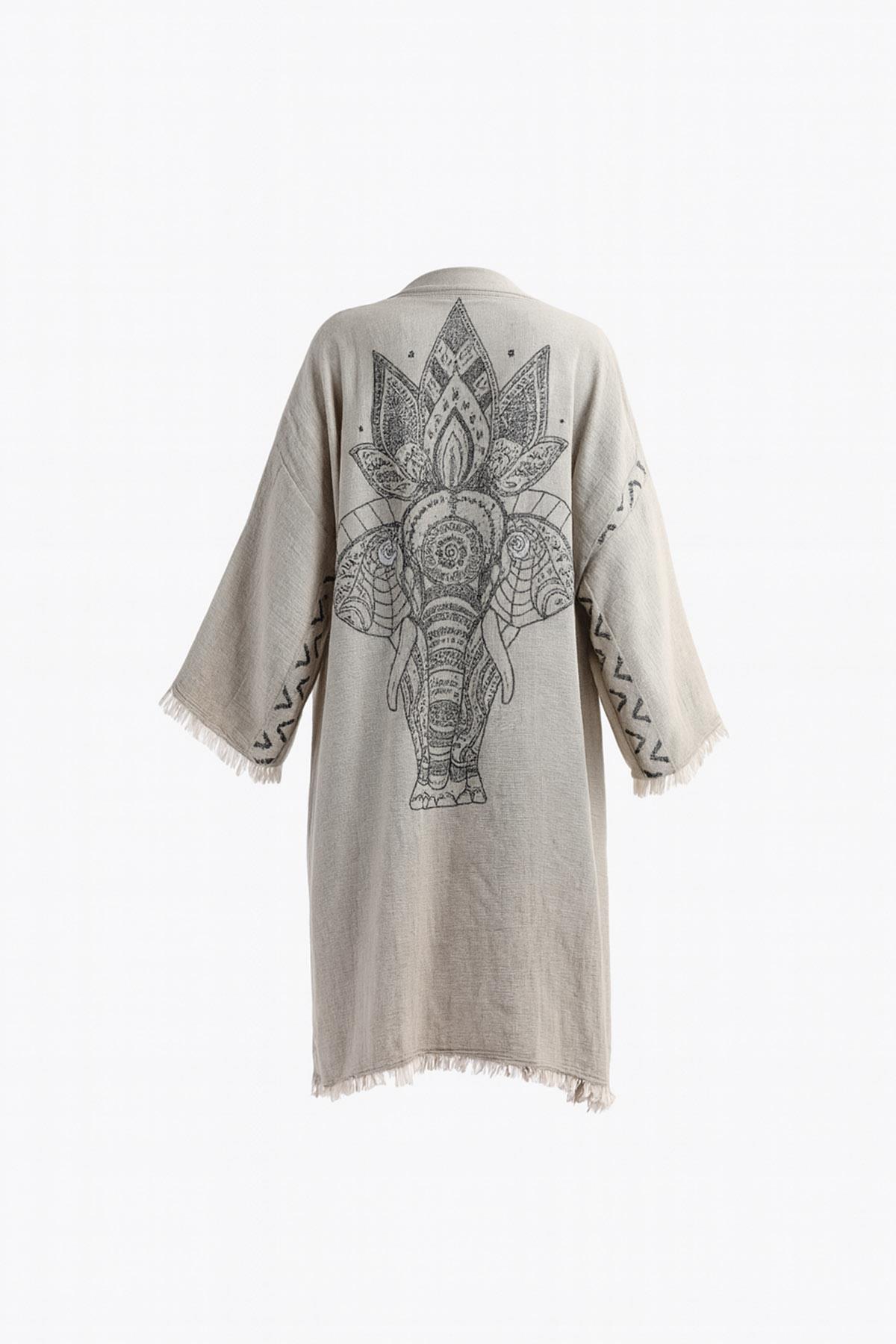 Grey Elephant Kimono | BRANDSMITHS