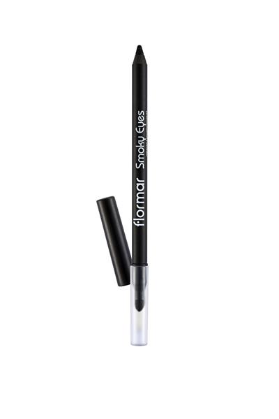 Flormar Buğulu (Smoky)Makyaj Suya Dayanıklı Sünger Başlıklı Mat Bitişli Göz Kalemi