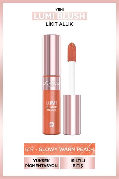 L'Oreal Paris Lumi Blush Likit Allık 11 ml - 630 Glowy True Rose