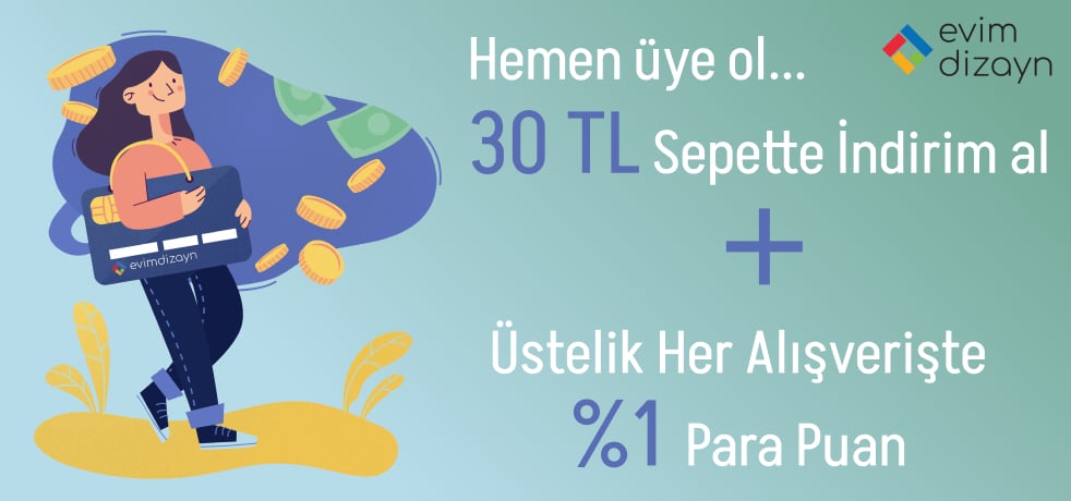 Hemen Üye Ol 30 TL Sepette İndirim Al