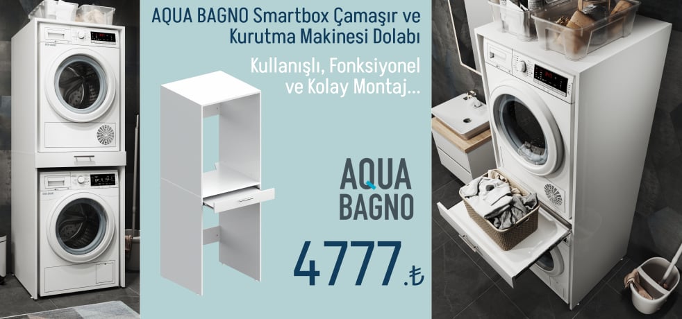 Çamaşır ve Kurutma Makinesi Dolabı