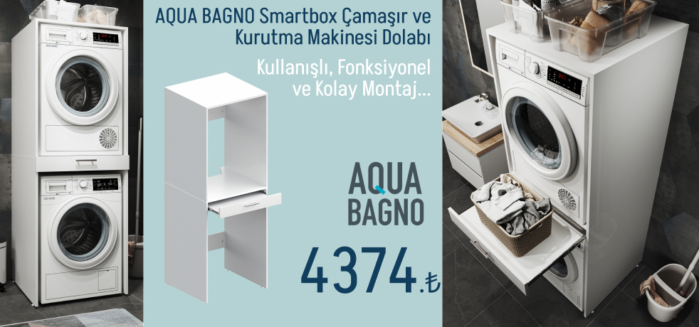 Çamaşır ve Kurutma Makinesi Dolabı