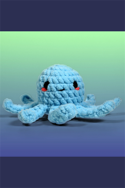 Ahtapot Amigurumi Tığ Kiti Örgü Seti