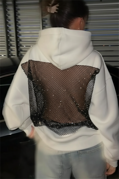 Beyaz Crystal Vision Sweatshirt