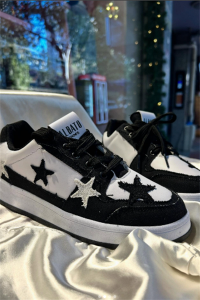 Black Viral Stars Y2K Ayakkabı