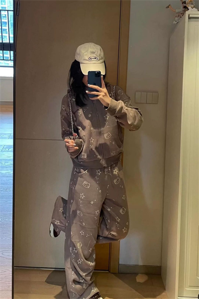 Brown Kitty Tracksuit