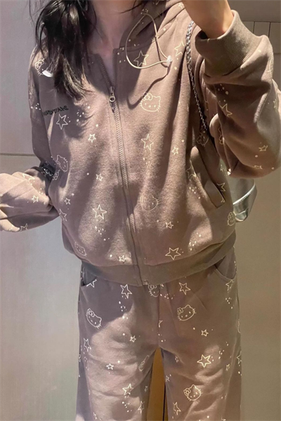 Brown Kitty Tracksuit