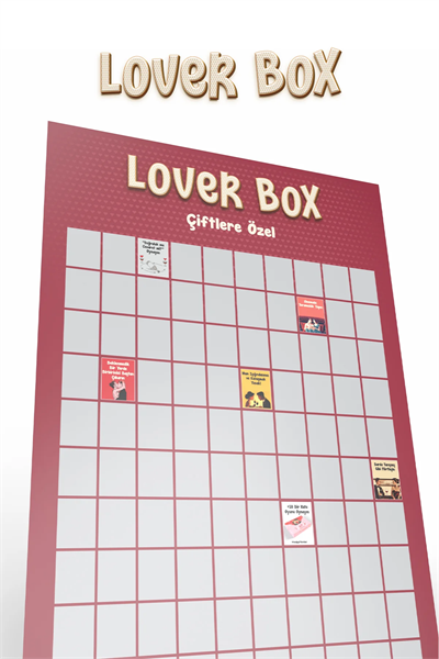 Çiftlere Özel +18 | Kazı Kazan Poster | Lover Box