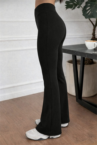 Cross Belt Y2K İspanyol Tayt