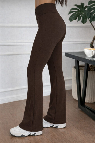 Cross Belt Y2K İspanyol Tayt