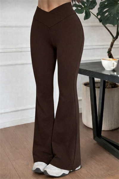 Cross Belt Y2K İspanyol Tayt