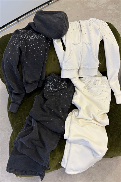 Crystal Diamond Y2K Tracksuit