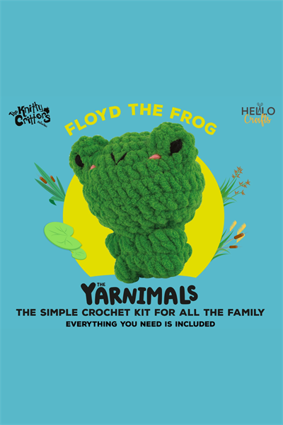 Floyd The Frog Amigurumi Tığ Kiti Örgü Seti