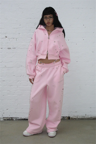 Glitch Y2K Pink Tracksuit
