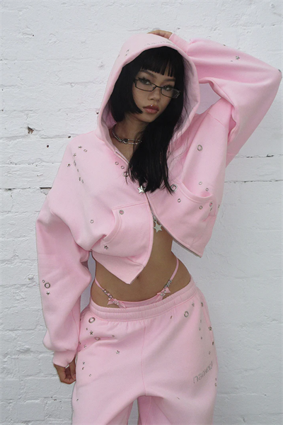 Glitch Y2K Pink Tracksuit