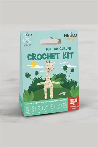 Hello Crafts Tığ İşi Mini Amigurumi Kiti - Jiffy