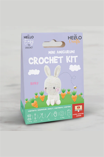 Hello Crafts Tığ İşi Mini Amigurumi Kiti - Binky