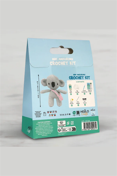 Hello Crafts Tığ İşi Mini Amigurumi Kiti - Ozzy