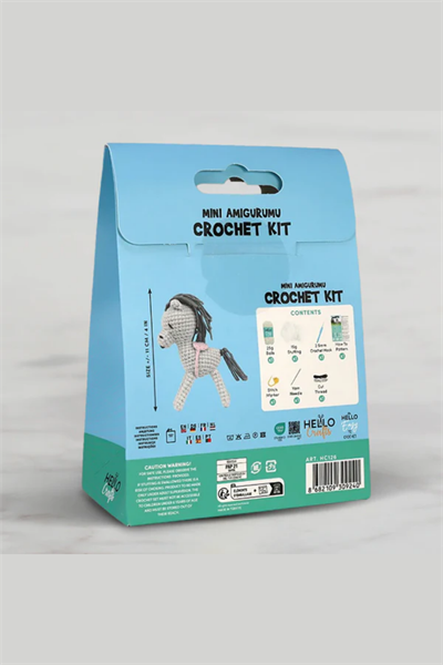 Hello Crafts Tığ İşi Mini Amigurumi Kiti - Prancy 