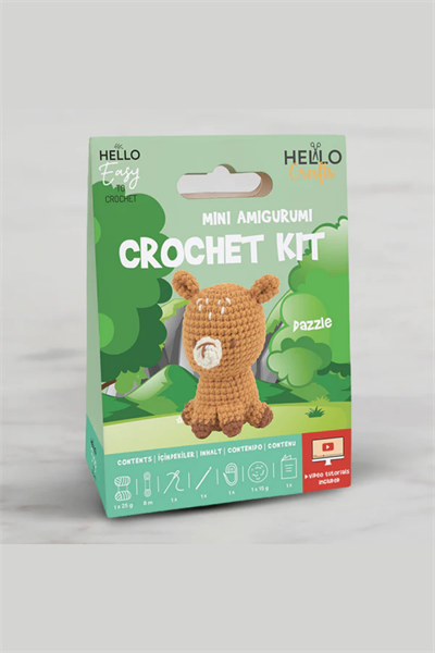Hello Crafts Tığ İşi Mini Amigurumi Kiti - Dazzle