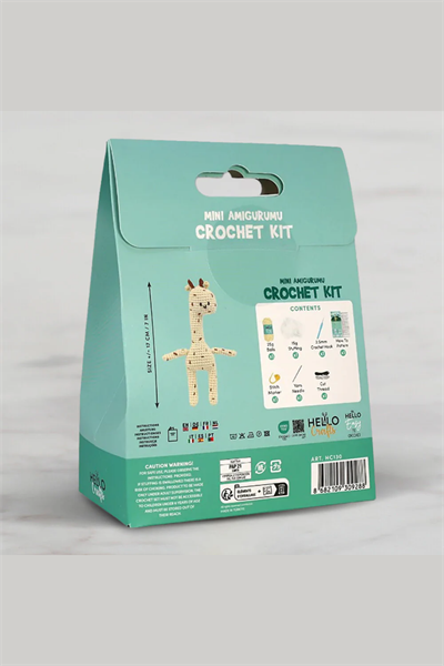 Hello Crafts Tığ İşi Mini Amigurumi Kiti - Jiffy