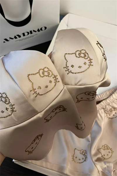 Hello Kitty Taş Detail Şık Alt Üst Şort Takım