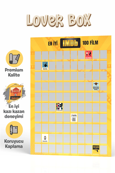 IMDb 100 Film Kazı Kazan Posteri | Lover Box