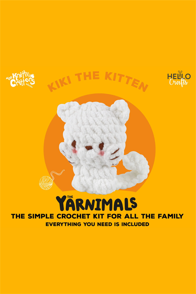 Kiki The Kitten Amigurumi Tığ Kiti Örgü Seti