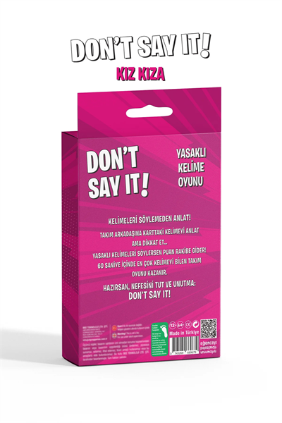 Kız Kıza - Dont Say It! | Yasaklı Kelime Oyunu (Kopya)